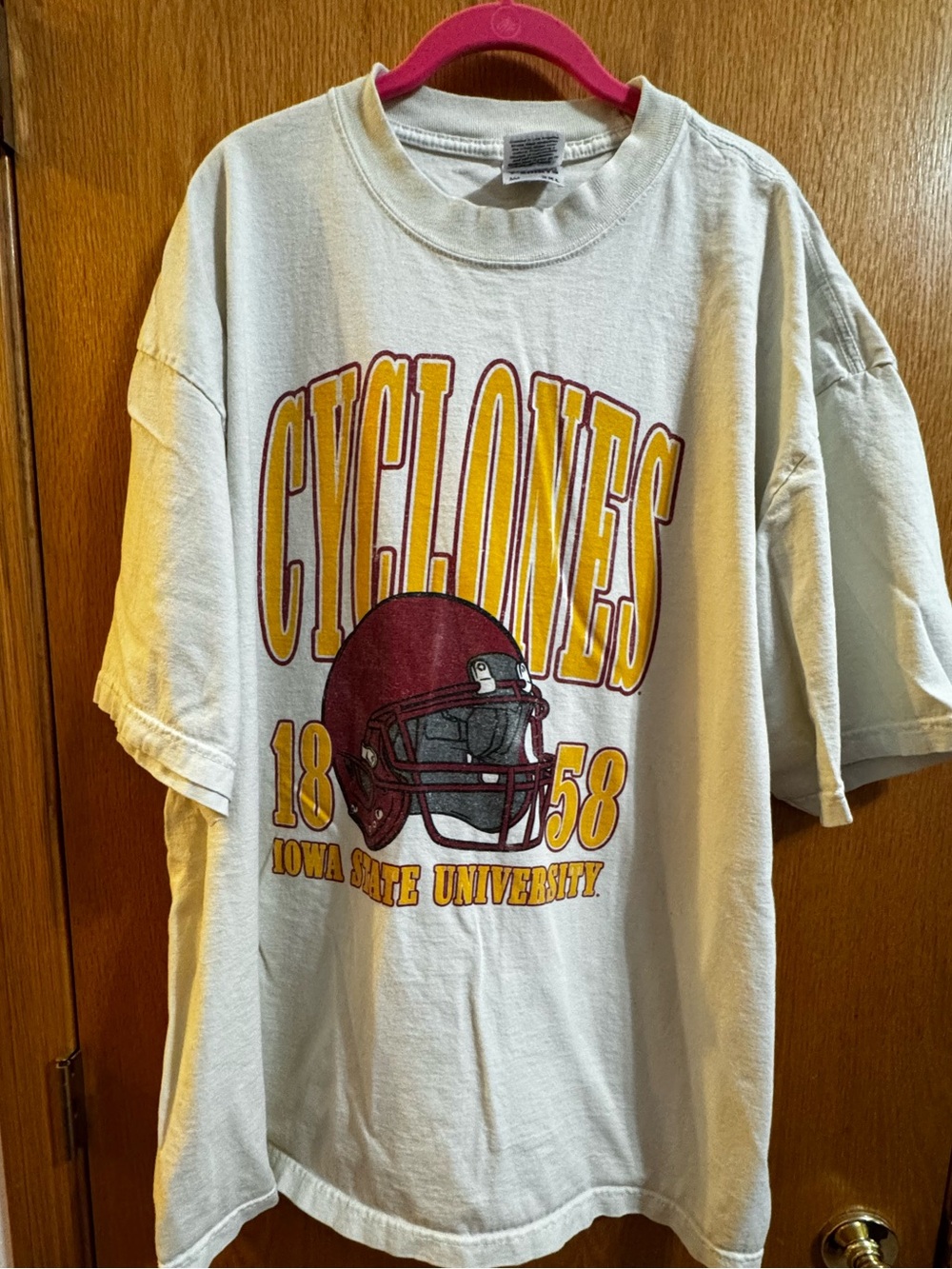 Iowa State Cyclones Graphic Tee - Maroon & Gold 2x